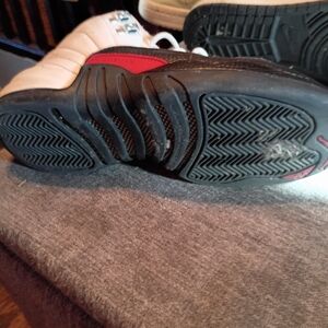 Jordan Kids Black and Red Sneakers